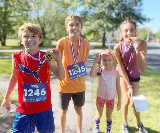 The thrill of victory starts early for these young athletes.