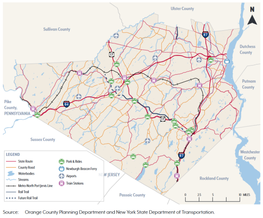 Orange County's transportation network.