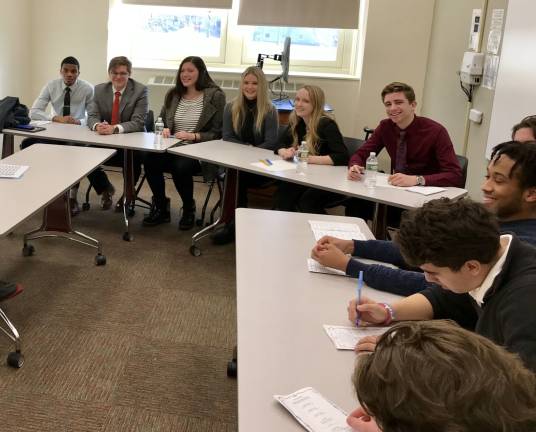 Burke Catholic students compete in Regional Ethics Bowl Photo provided