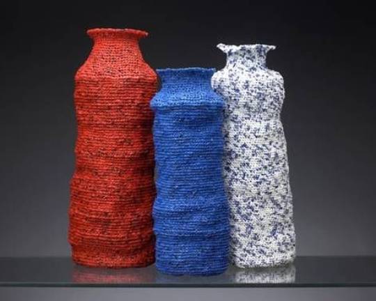 Reuse, reduce, and make art "New York Stories" by Mary Ann Lomonaco