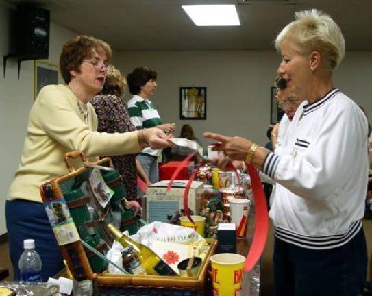 Scene from a past Chester Historical Society penny social.