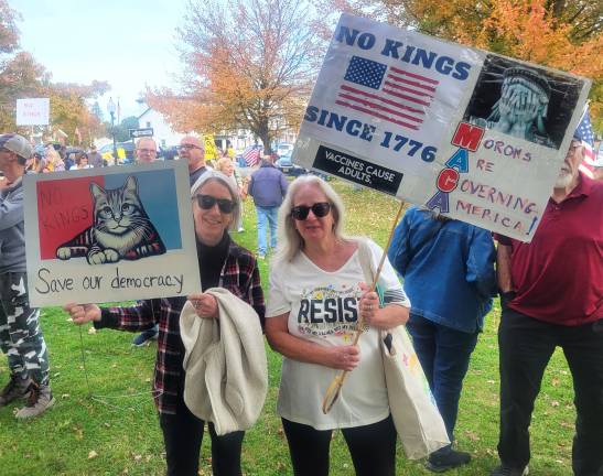 Hundreds rally at Village Green ‘No Kings’ protest Hundreds rally at Village Green ‘No Kings’ protest