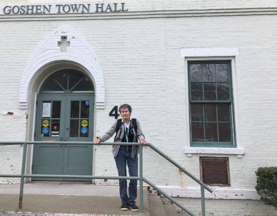 Where are the Noah’s Park animals? <b>Rebecca Vives, 83, at the Goshen Town courthouse after her case was dismissed April 17. (Photo by Becca Tucker)</b>