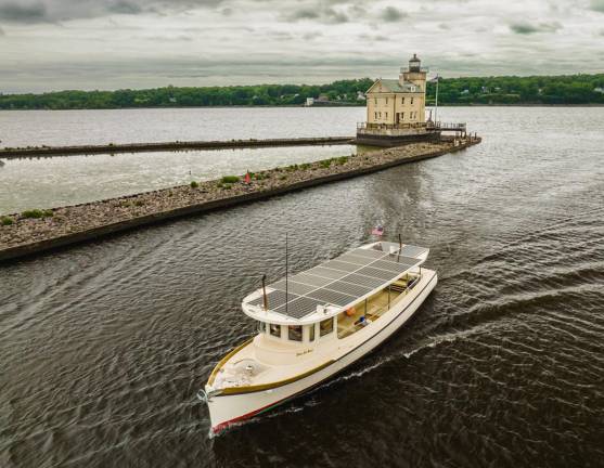 All aboard the Solaris The Solaris. Photo by Hudson River Maritime Museum