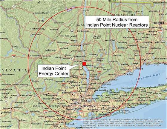 Parks of Orange County from Harriman to West Point are included in the 10-mile evacuation zone surrounding the decommissioned Indian Point Nuclear Power Plants in Buchanan on the Hudson River.