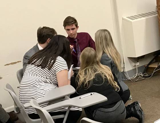 Burke Catholic students compete in Regional Ethics Bowl Photo provided