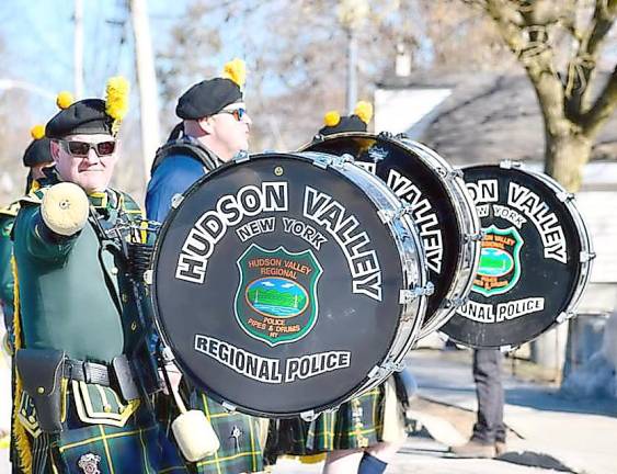 Port Jervis. The Irish are coming March 5 The Hudson Valley Regional Police Pipes & Drums will be appearing for the fifth consecutive year at annual St. Patrick’s Day Parade & Blarney Blast on Sunday, March 5, in historic Port Jervis. Photos provided by the Port Jervis N.Y. Tourism Board.