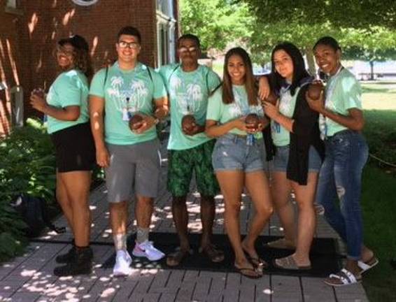 Burke Catholic students join #SeenEnoughTobacco rally From left: Xzy-Naye Campbell, Jaager Ramirez, Brandon Ascencio, Jazmine Echevarria, Marichen Montiel, Joy Watson (Photo provided)
