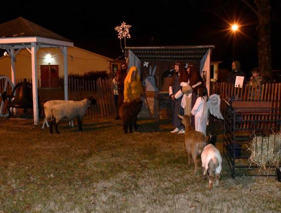 Celebrate the season A Live Nativity on Sunday, Dec. 8 at Frankford Plains United Methodist Church in Augusta tells the story of Jesus’ birth. (Photo by Maria Kovic)