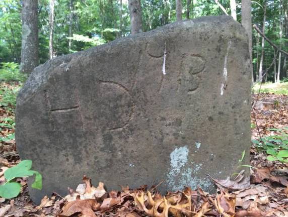 Gumaer Cemetery, site of oldest European grave, recommended for historic registers The marker for Hendrick Decker, believed to be the earliest European grave in Orange County (Photo: United States Department of the Interior National Park Service: parks.ny.gov/shpo)