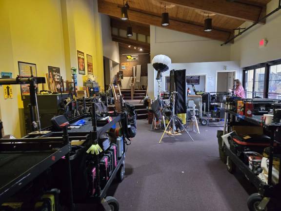 Indie movie ‘Reimagined’ filmed locally The lobby of the Sugar Loaf Performing Arts Center during filming the independent film “Reimagined.”<i> </i>