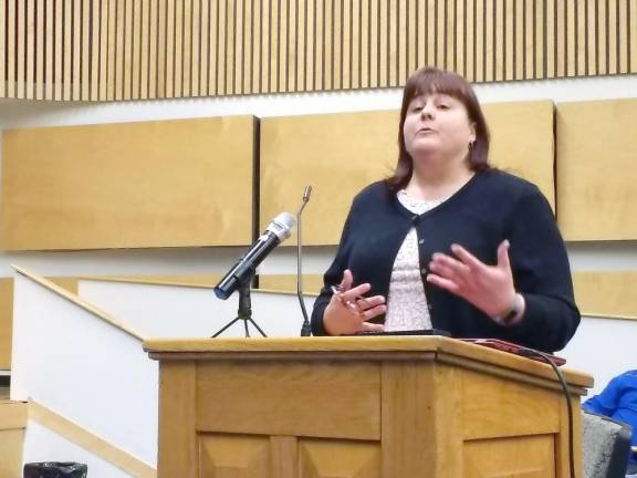 Library director Maureen Jagos