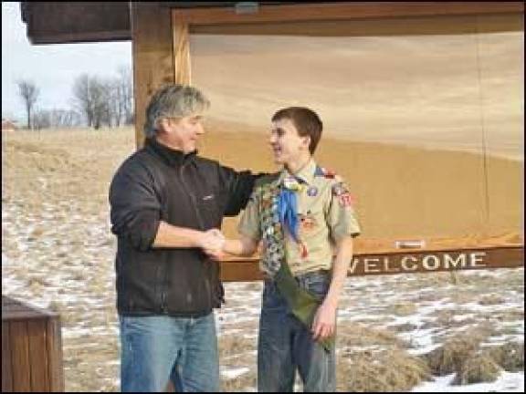 Eagle Scout project: A kiosk for Knapp's View Eagle Scout project: A kiosk for Knapp's View