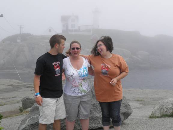 Mommy & Me Contest The Colon family of Chester "My brother Michael, my mother Heidi and myself, Angelica at our absolute favorite place York Beach, Maine taking our annual vacation picture. This completely describes our family."