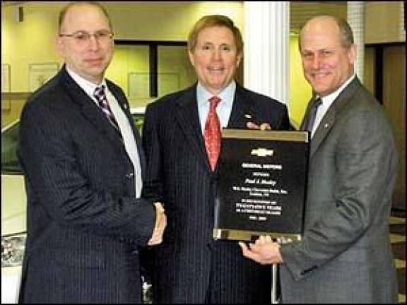 Healey honored for 25 Years as GM Dealer Healey honored for 25 Years as GM Dealer
