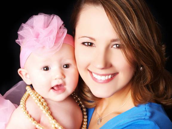 Mommy & Me Contest Caroline and mommy, Kate Fedge of Sparta.