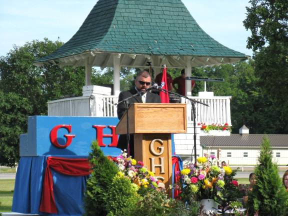Goshen's Class of 2014 James Emery recognizes servicemen and -women.