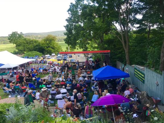 A bird's-eye view of Bill Perry Day in Chester.