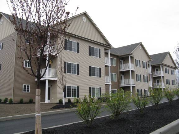 New beginnings at Meadow Hills The newly completed Meadow Hills apartment complex in the village of Chester (Photo by Ginny Privitar)