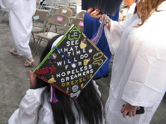 Goshen's Class of 2014 See what time will do for hopeless dreamers cap.