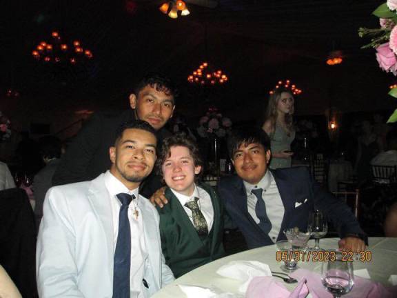 L-R: Jayden White, Jesus Mendez, Derek Schaff, and Adriano Soriano Alvarez.