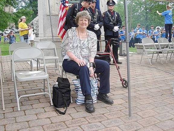 Grand Marshal of the Goshen Memorial Day Parade Wendy Bynum-Wade.