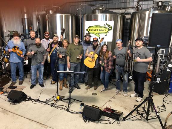 Fall jam sessions at Glenmere Brewing Co. pair live music with craft beer at weekly Sunday bluegrass sessions The Glenmere Brewing team
