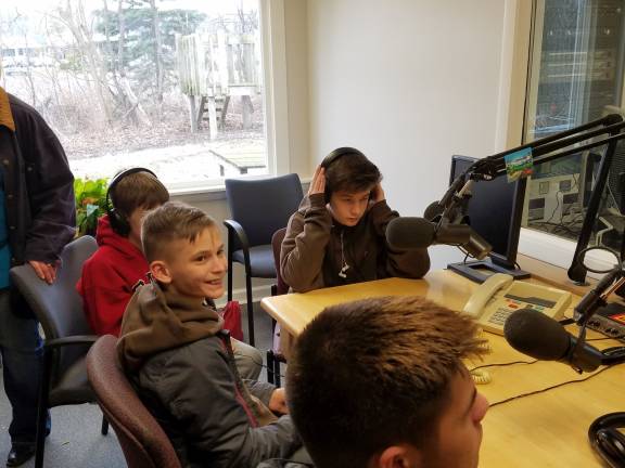 Boy Scouts visit radio station to earn merit badge Boy Scouts from Troop 66 at WTBQ (Photo provided)
