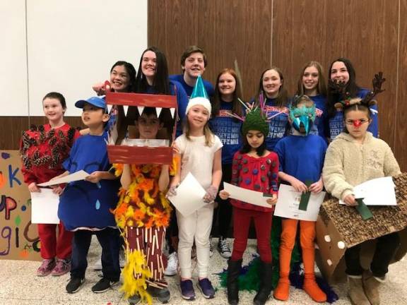 Goshen Odyssey teams place second, third at regional competition The Primary team with their high school team coaches: from row, from left: Mary Grace Johnson, Harrison Ok, Nicolas Smykla, Presley Muller, Zara Singh, Bridgette Pettus, Alexa Krabbe. Back row: high school students Madison Youngman, Mackenzie Phelps, Sam Sherlock, Olivia Davis, Meaghan Schaumburg, Brooke Youngman, Emma Finkelstein. (Photo provided)