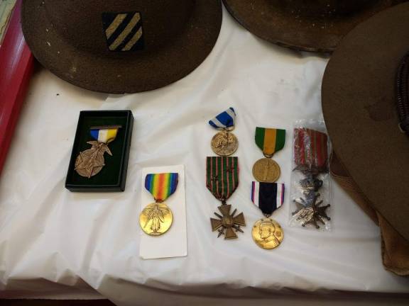 Military medals (Photo by Ginny Privitar)
