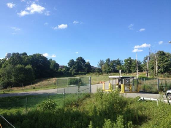Camp LaGuardia plays at being terrorist compound After the weekend, the gate to the deteriorating Camp LaGuardia campus was left open (Photo by Edie Johnson)