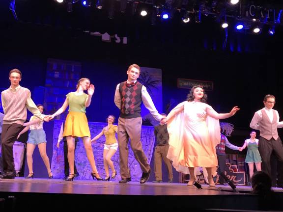 '42 Street' wows at Goshen High School Cast of “Pretty Lady” does another number with Davgil David-Gil playing Dorothy Brock, just before she breaks her ankle and has to be replaced by the new girl from Allentown, Peggy Sawyer.