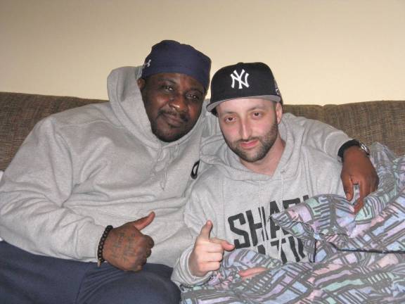 Matt Ferber: 'Life’s going to be different' Larry Moore, left, visits his friend Matt Ferber (Photo by Ginny Privitar)