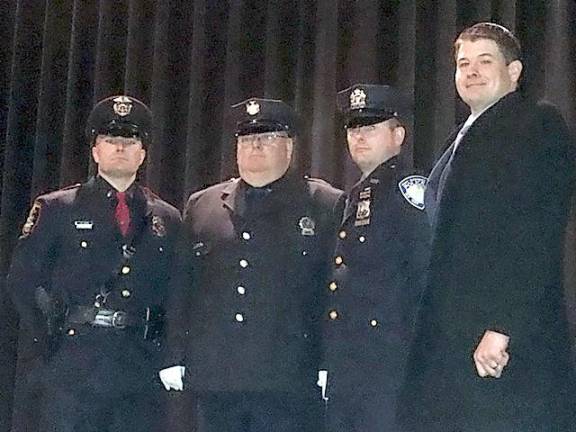 Patrolman Jeremy Harter is police academy valedictorian From left: Patrolman Harter is congratulated by his father, retired New York State Trooper and Village of Florida police officer Daniel Harter Sr.; brothers, Port Authority of New York and New Jersey police officer Jonathan Harter; and Daniel Harter Jr., mayor of the Village of Florida