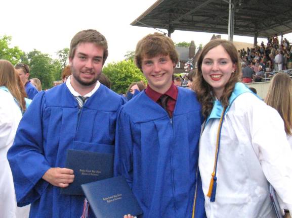 Goshen's Class of 2014 Steven Fucci is headed for Drexel University; Michael Florkowski, Coast Guard; and Erica Miller, SUNY Cortland