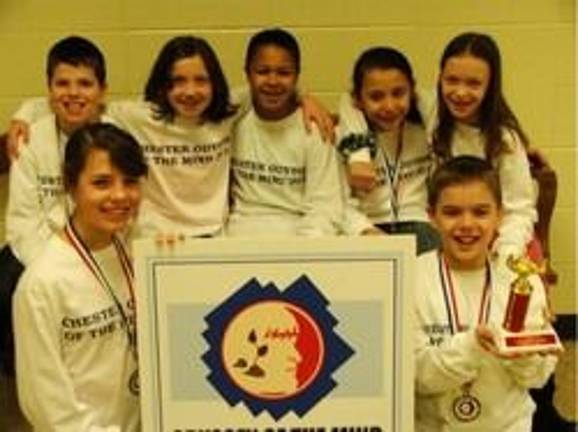 Chester Elementary wins first in Odyssey of the Mind Chester Elementary's winning team.