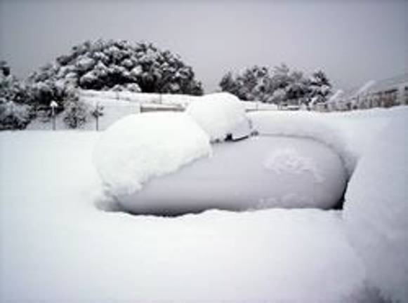 Secure your propane tank in icy weather Secure your propane tank in icy weather