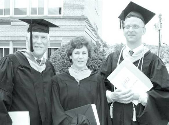Meet Goshen's Class of 2012 A proud administration: Thomas Heinzelman, Interim Assistant Principal/Athletic Director; Patricia Lercara, Assistant Prinicpal; and Kurtis Kotes, Principal.