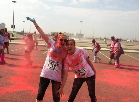 Mommy & Me Contest Megan Pischke and her mom Danielle Pischke of Sparta "My mom is the absolute greatest. She participates in crazy events with me (like the color run), cries with me, laughs with me, and supports me with everything I do. She is my absolute best friend, and the worlds best mom a daughter could have. Happy Mothers Day!