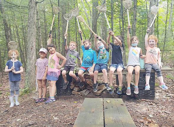 All hail the Polliwog campers (entering 1st or 2nd grade) at the Pocono Environmental Education Center’s Nature Day Camp. Provided photo.