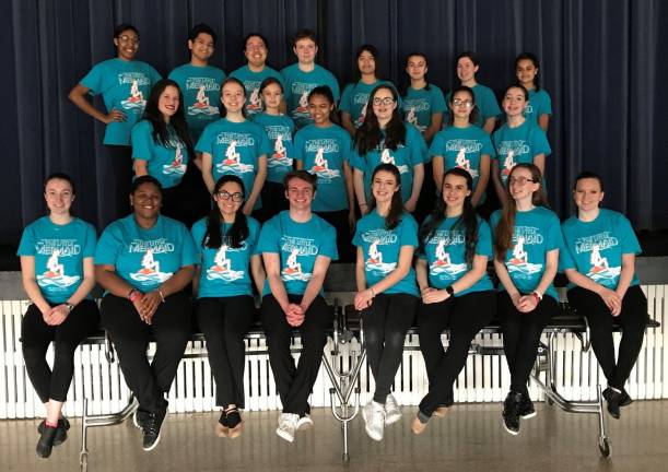 The cast of Burke Catholic&#x2019;s spring musical, Disney&#x2019;s &quot;The Little Mermaid&quot; (Photo provided)