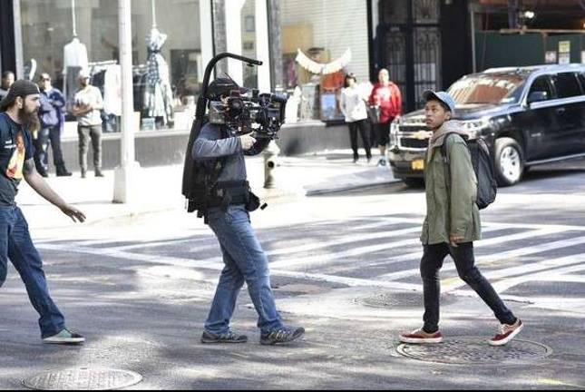 From the Page to the Screen Filming "Monster" on location in New York City. Photo: ToniK Productions