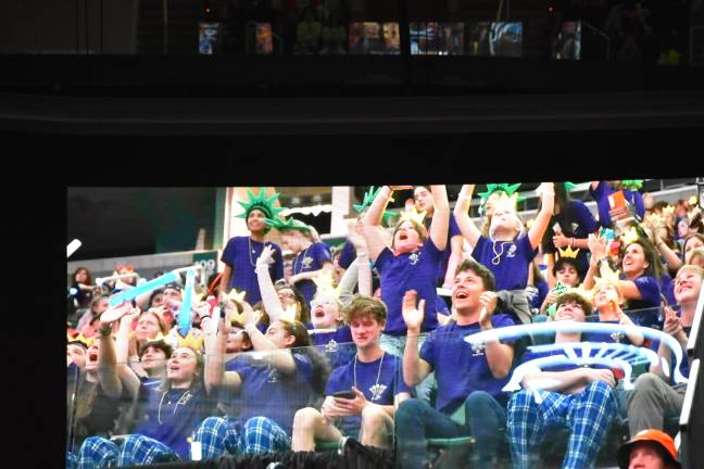 Goshen High wins Odyssey of Mind world championships Goshen students react to the announcement of C.J. Hooker Middle School’s fourth place win at the Odyssey of the Mind closing ceremonies in Michigan on May 24.