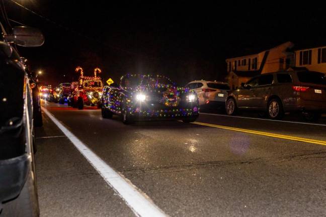 Holiday Light Parade in Chester, NY. Photos by Sammie Finch