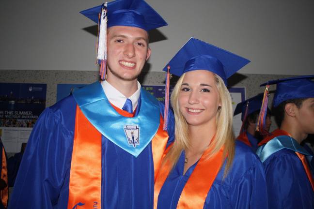 Meet Chester's Class of 2012 Andrew Lakis and Kaitlin Manning prepare for their graduation from Chester Academy Friday night.