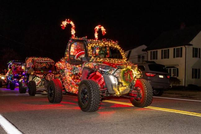 Holiday Light Parade in Chester, NY. Photos by Sammie Finch