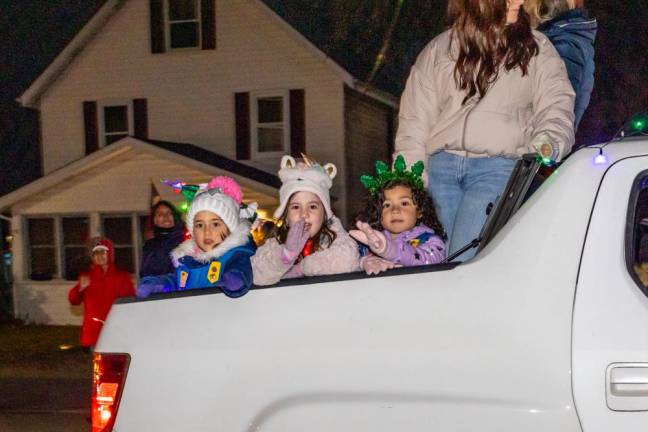 Holiday Light Parade in Chester, NY. Photos by Sammie Finch