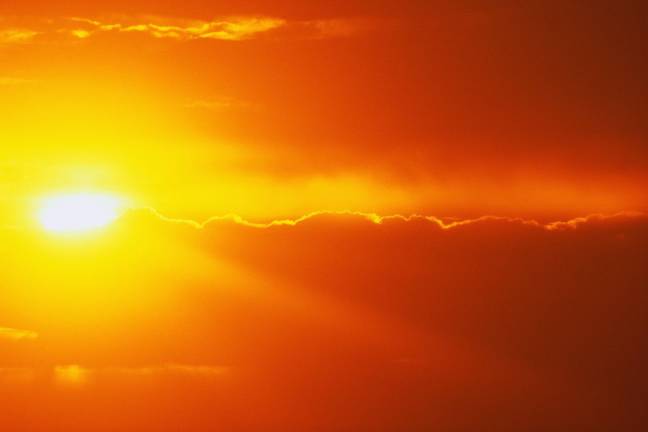 Valley View feels the heat Sky at Sunset