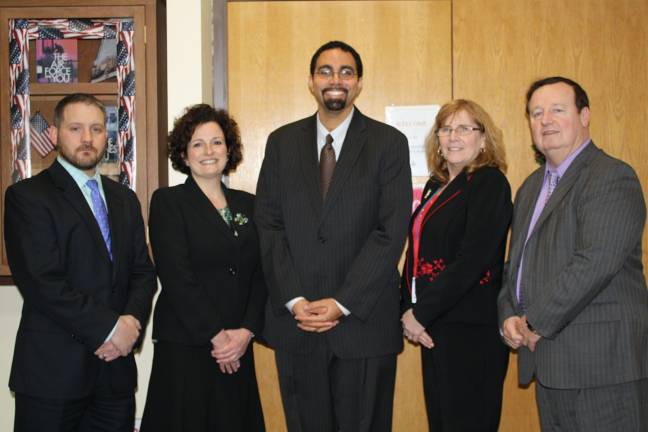 Commissioner of education visits Goshen Intermediate From left: Goshen Intermediate School Principal Jason Carter, English Language Arts Consultant Elizabeth Kimiecik, Commissioner of Education Dr. John King, former Interim Assistant Superintendent Mary Ann Wilson and Superintendent Daniel Connor.