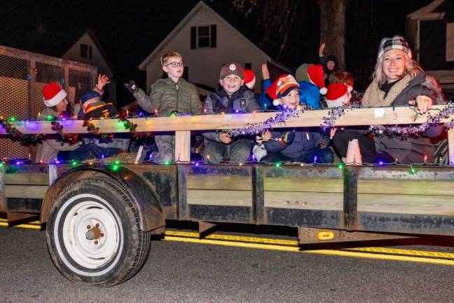 Holiday Light Parade in Chester, NY. Photos by Sammie Finch